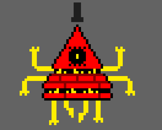 [5101cd] what if you saw this chasing you? (if you watch gravity falls, you now this form is gigantic)