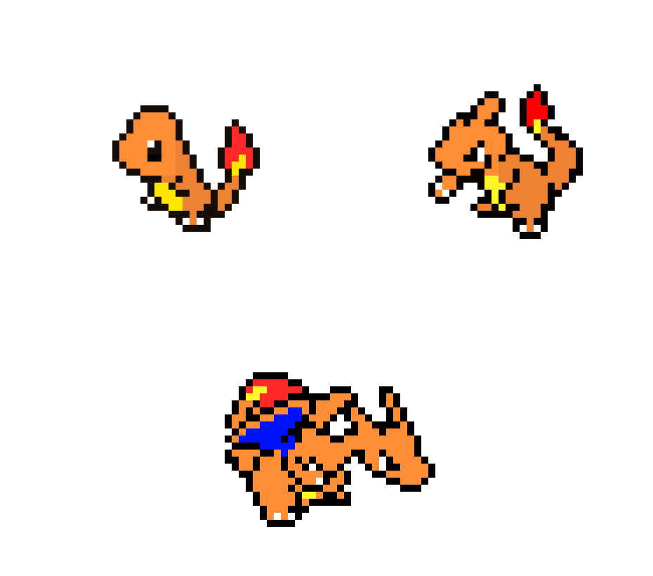 [9664c4] Charmander's Evolutions 
