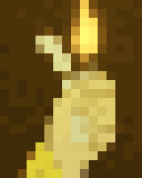 [401102] *shewould light a piece of stick and use it to get something inside a tree*-six