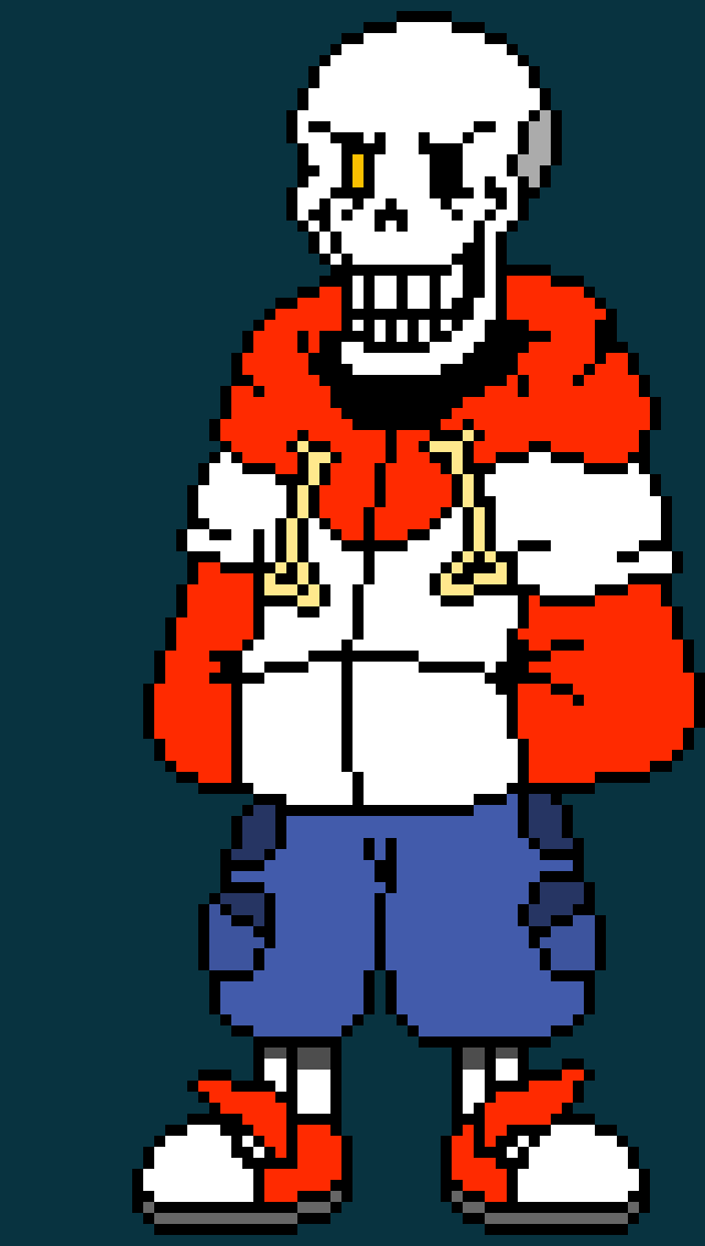 [1f5e79] TS! Underswap Papyrus Battle Sprite