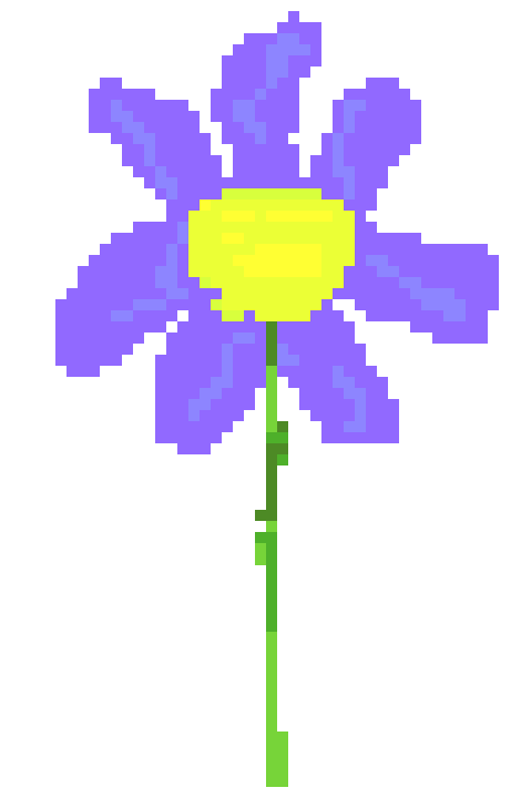 [85c139] pixel flower