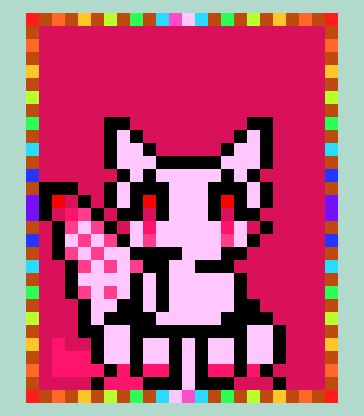 [9664c4] Pastel Picture Frame: Mangle (FNAF)