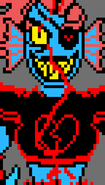 [ed8987] dead Underfell Undyne (colored)