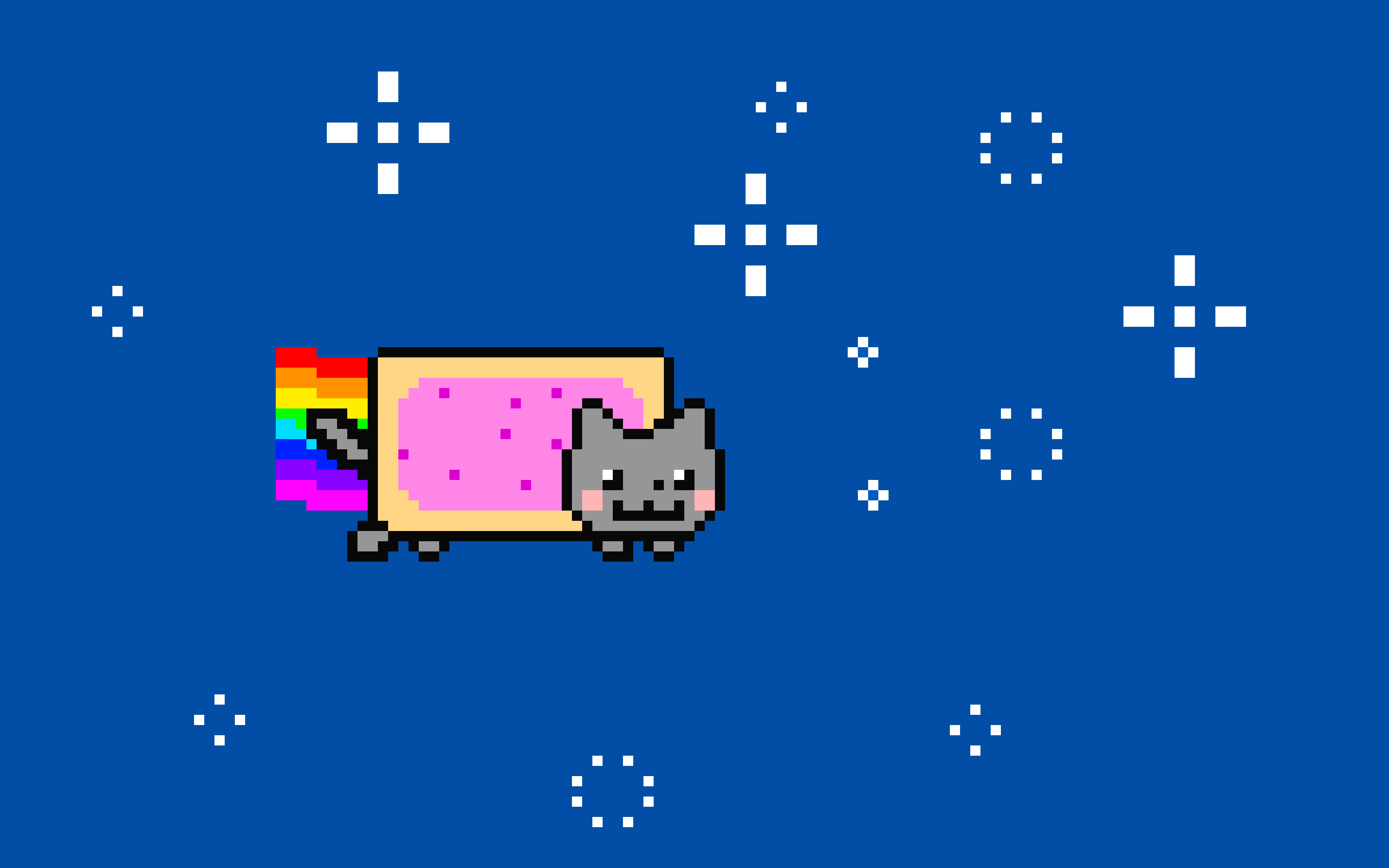 [43520c] Nyan cat pixel