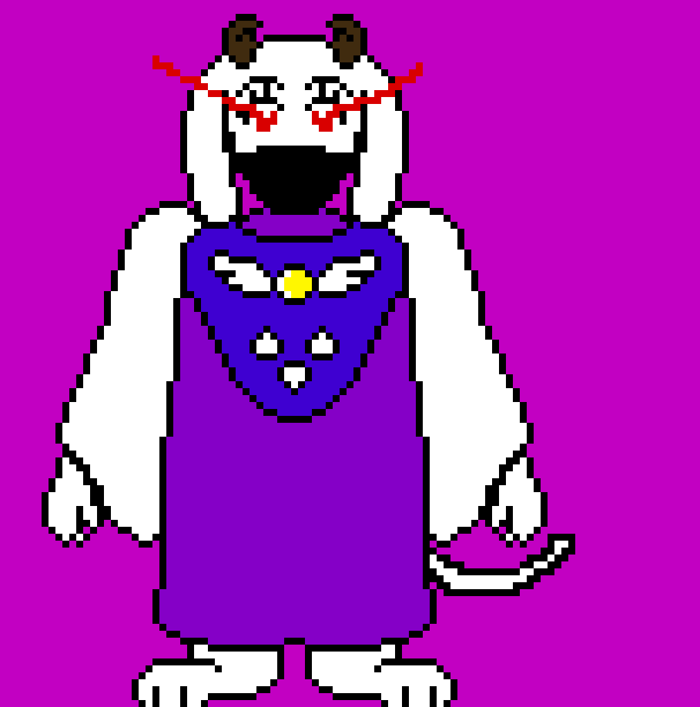 [a8cb67] UnderTale Toriel battle sprite (Colored) 