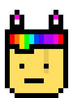 [401102] *looking through the garden fence*meep?-smol rainbow/young rainbow