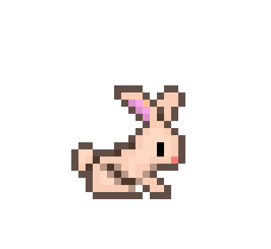 [dfb9ac] art class rabbit