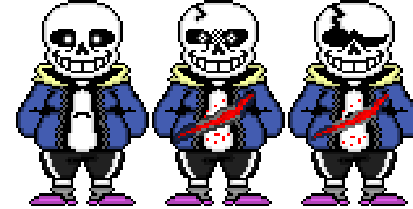 [94baf0] Undertale last breath sprites
