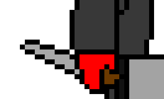 [5b2f3e] -although not trying to be threatening..... he walks with the knife in his hand-