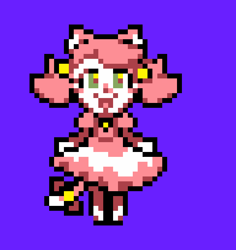 [b3f0e6] Springrat-Uh Lucy why did you use a mad mew mew sprite?