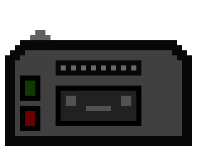 [5101cd] *tape 2 loads into the recorder, Tape 1 pops out.*