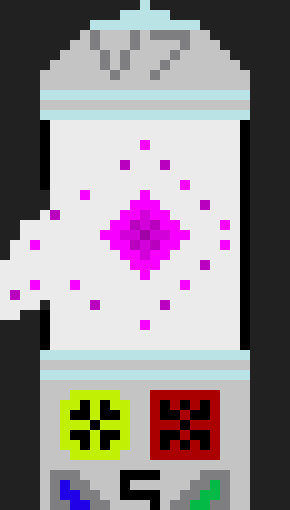 [c3bb50] (Breaks the containment tube with his axe then starts collecting samples