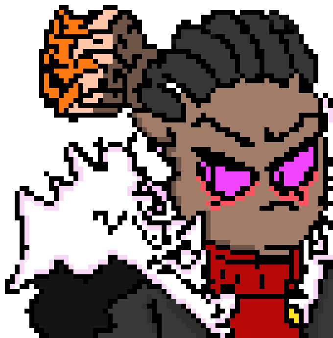 [e27272] *Fell teleports behind hayden and a gaster blaster is 8x haydens size and it fires him through a wall into some rumble*