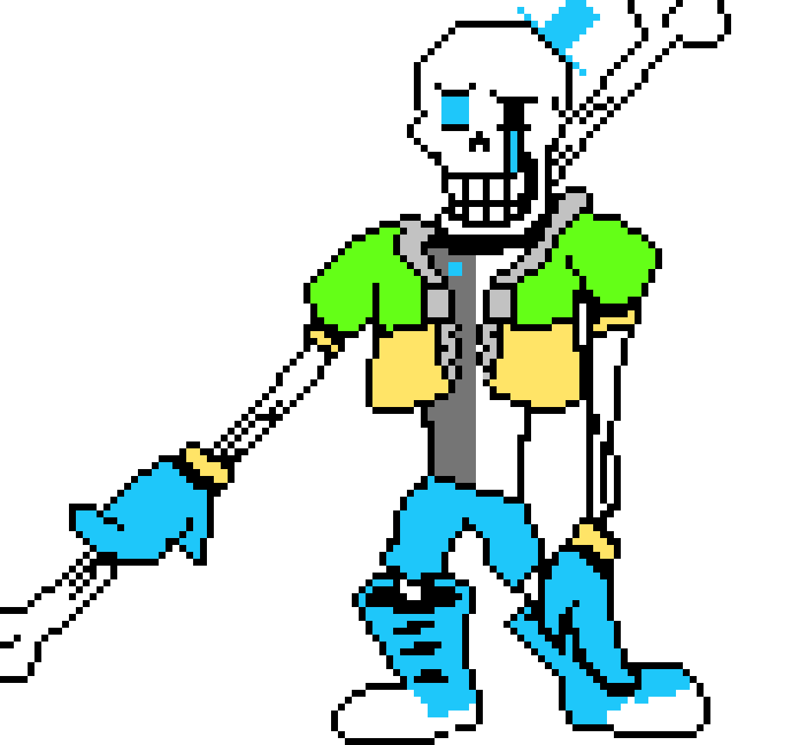 [9629e1] Disbelief Papyrus Phase 1 Battle Sprite.