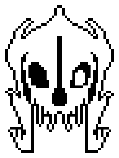 [c689e2] Undertale GASTER BLASTER Sprite