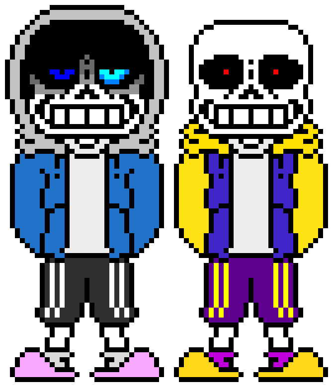 [d6b045] *Stare Sans gets slashed by Frisk*