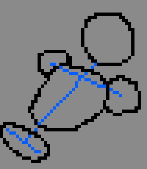 [295c5c] an art technique I learned for drawing knights that may work for others shenanigans, draw the pose you want with sticks and circles, then just draw the most basic shapes over it using stuff like ovals, rectangles, circles, stuff like that, it works really good for me