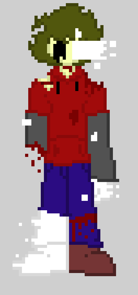 [15ee51] fun facts: This guy stands at almost 11ft! | i also made him whilst listening to Monochrome this morning! [Rozie]