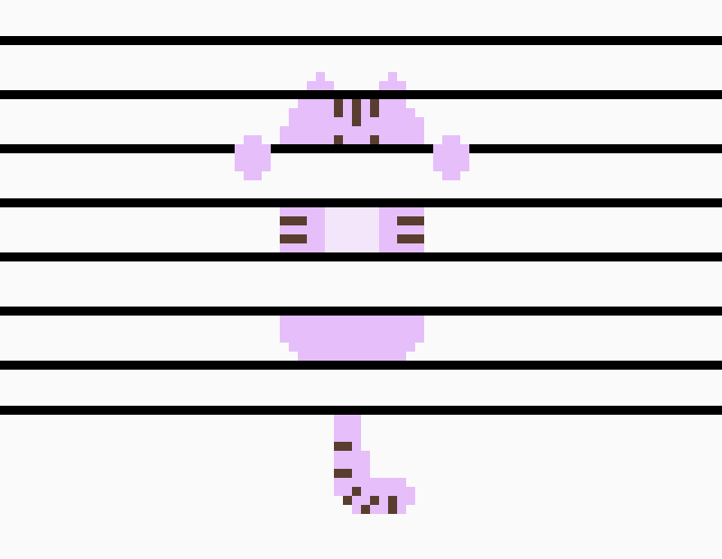 [c261ad] Lavender Chocolate Kitty