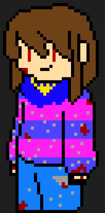 [2db13a] Genocide UnderCrown Frisk