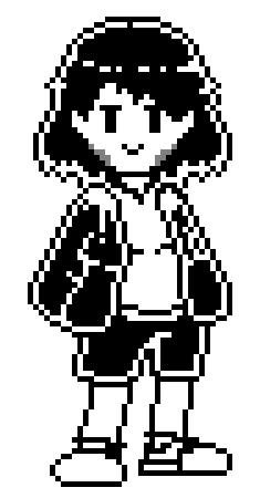 [8f8d88] Chara (Sans Jacket)