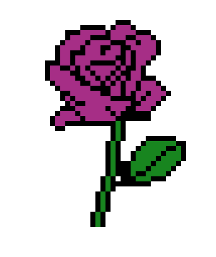 [9664c4] purple rose -Aliah Palmer
