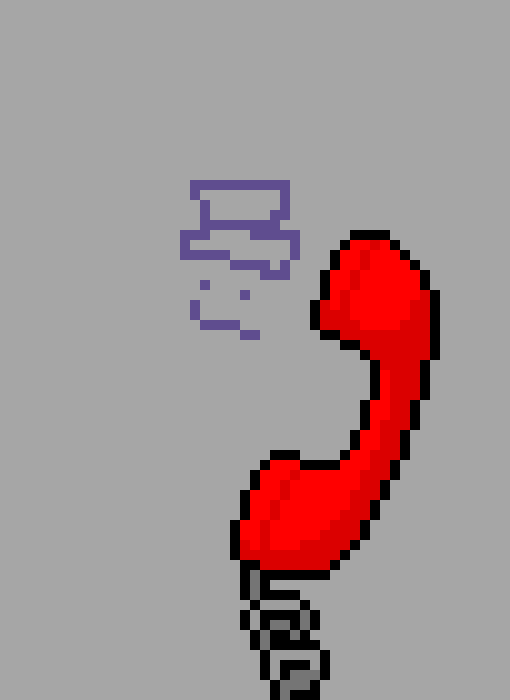 [efd013] *the floating rope face goes to the phone* shall i pick it up? -Rope