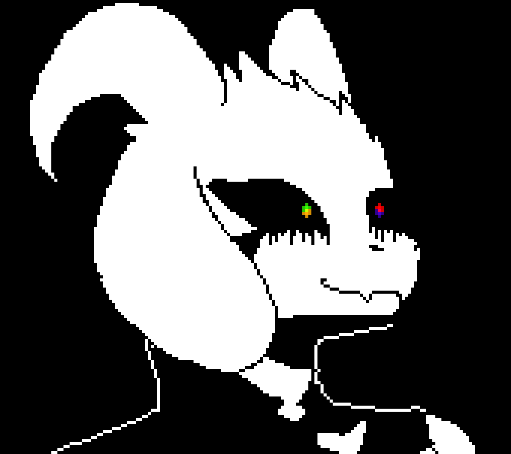 [123808] it's Plush Terrie's right eye