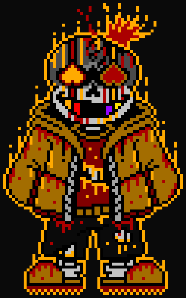 [0ec511] Well I try to add the flame thing to Sans? head and it look like this