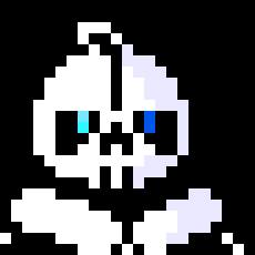 [a977da] (a blaster appears behind toast sans) . . . whats with the negativity