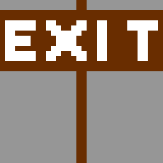 [63f303] Exit Sign