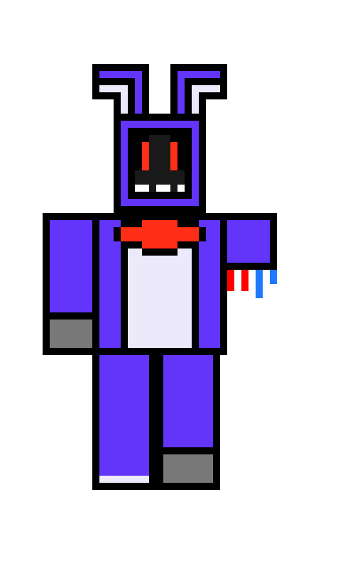 [1550bf] touches bones on button - withered bonnie