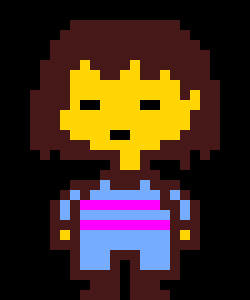 [df4002] (Frisk didn't respond. It was not being controlled by the player, and sans could notice.)