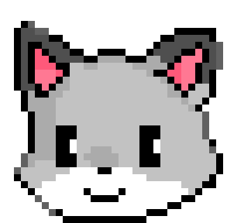 [038bf1] Workin on a pixel of my cat. - Gunther.