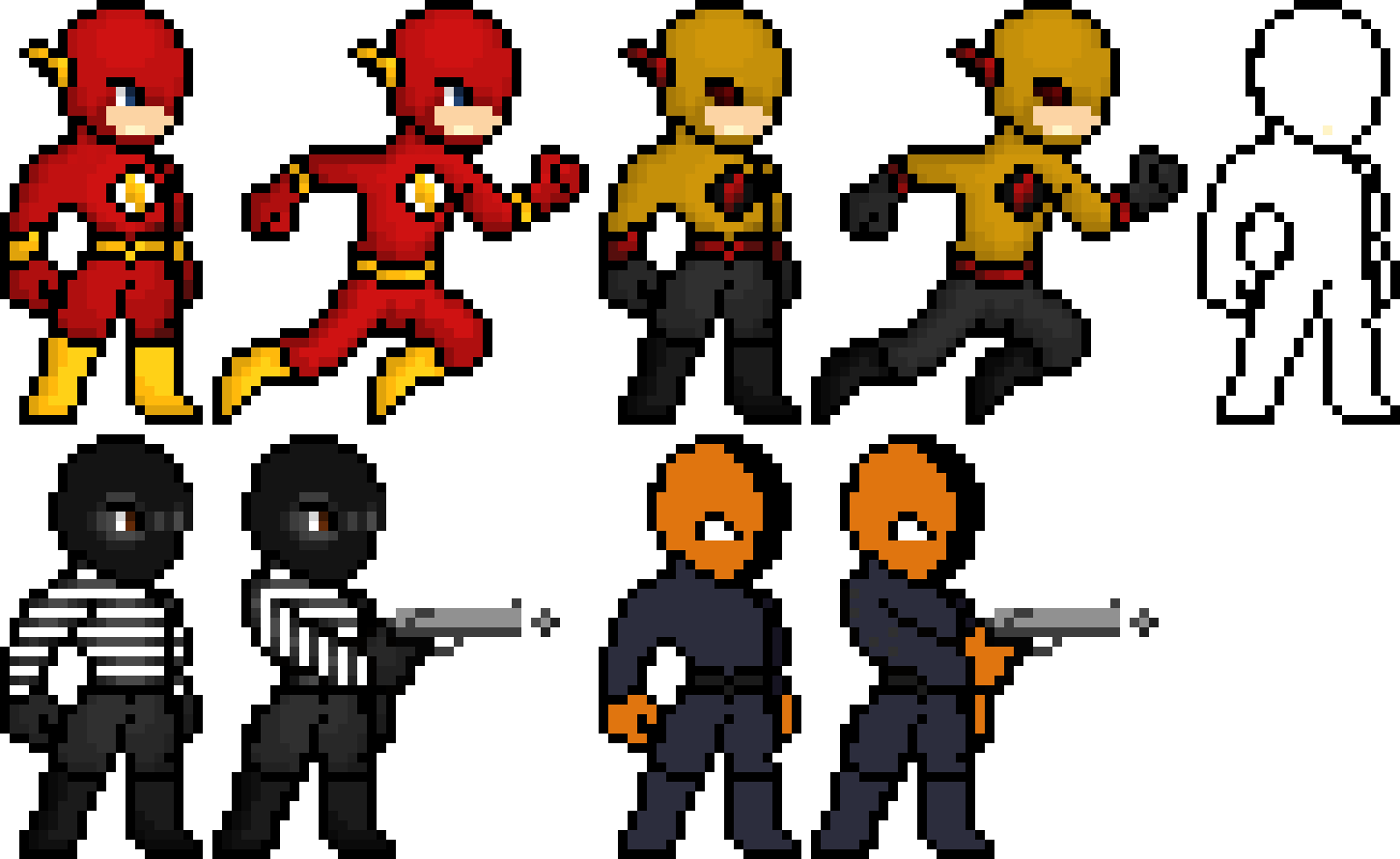 [9664c4] The Flash Pixel Art Collection