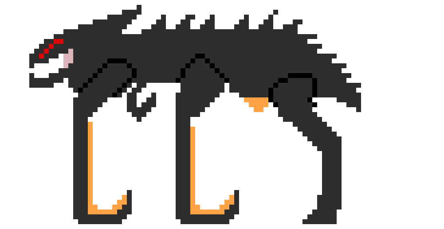 [5c793e] female muto from godzilla 2014 by sj hey tiny bactireal rainbow thing (im 300ft so you are very smol) have you seen hokumuto hes 100ft smaller than me