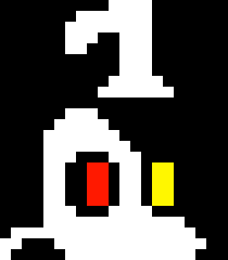 [00fef4] oh ok -the blaster fires at the moon-...welp..now its a, HALF MOON!