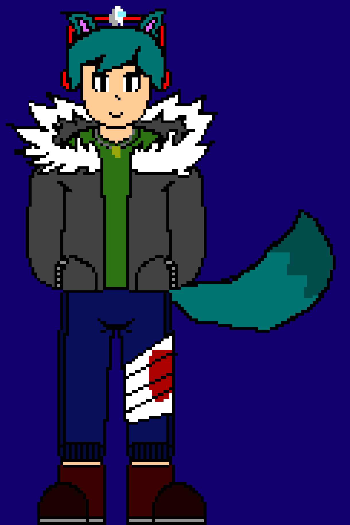 [3a33bd] (Walks through the forest with his hood on looking down)-Cade