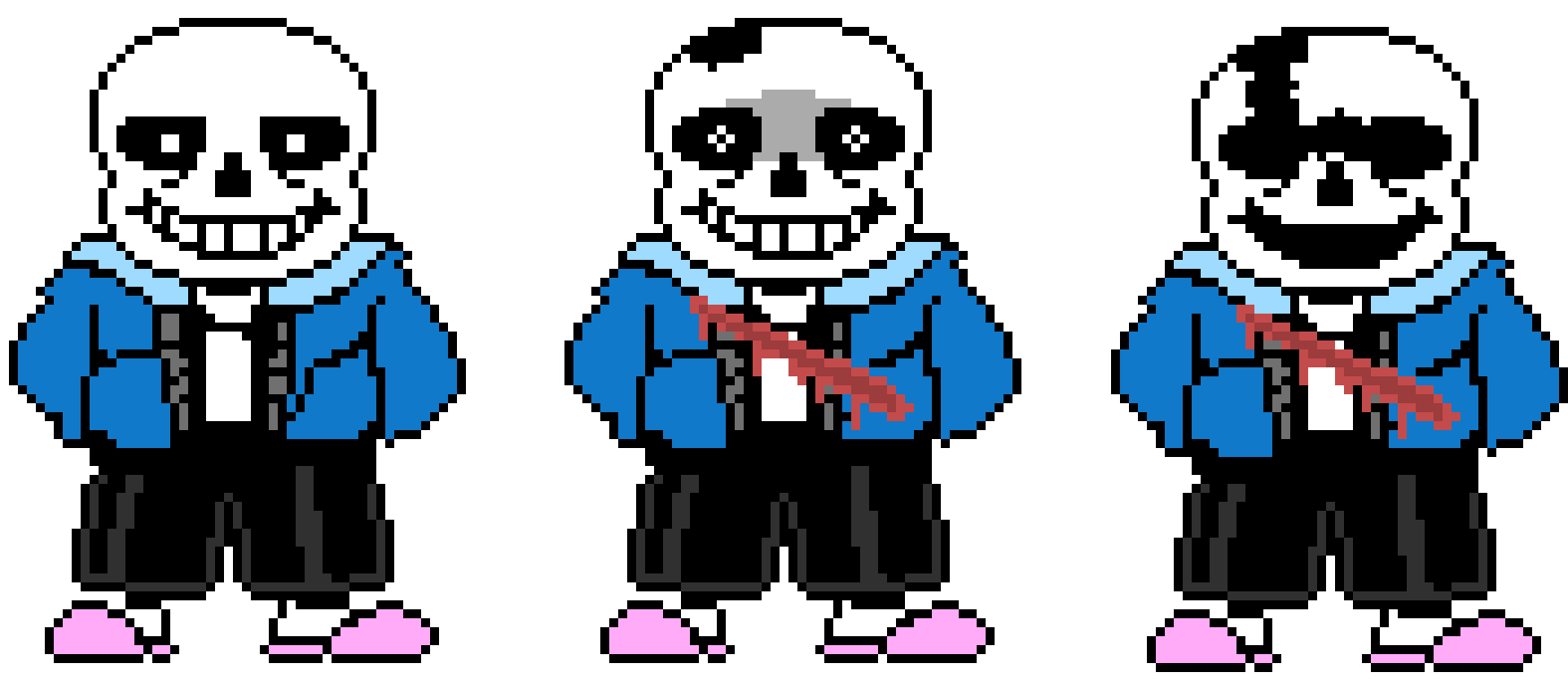[4d87ce] Last Breath Sans Phase 1-3 but its sans`s normal sprite