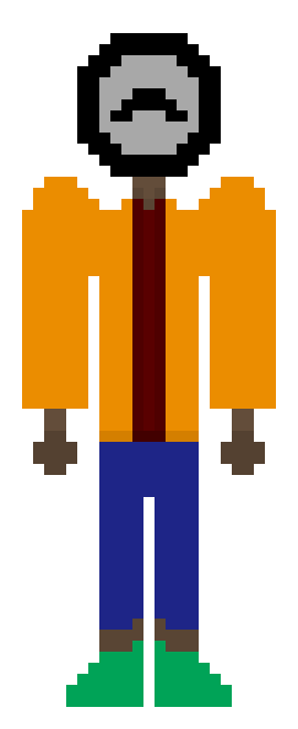 [25d002] *He sits down, and things of the rig*