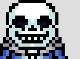 [71ea35] *sans dodges the shots