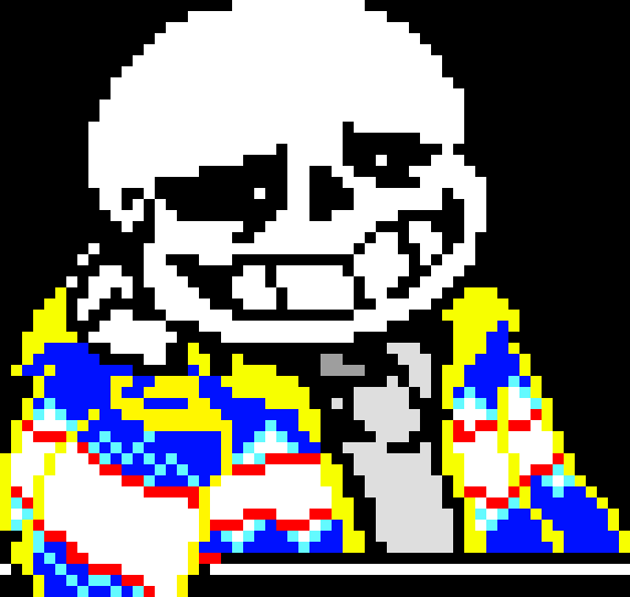 [11a9d7] -takes off hat and throws it in the garbage bin next to me, sighs- -ShopKeeper Sans