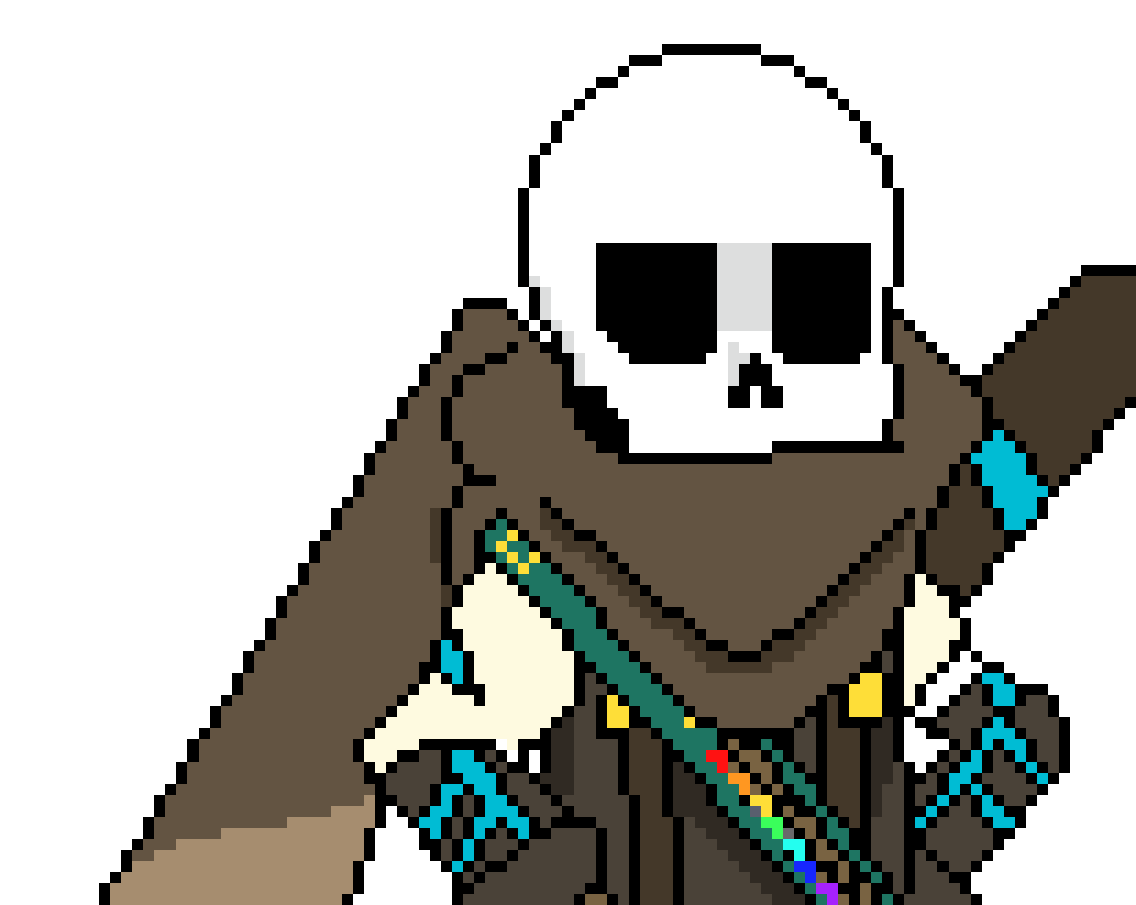 [b9de0d] *still chilling in the void* - INK! sans
