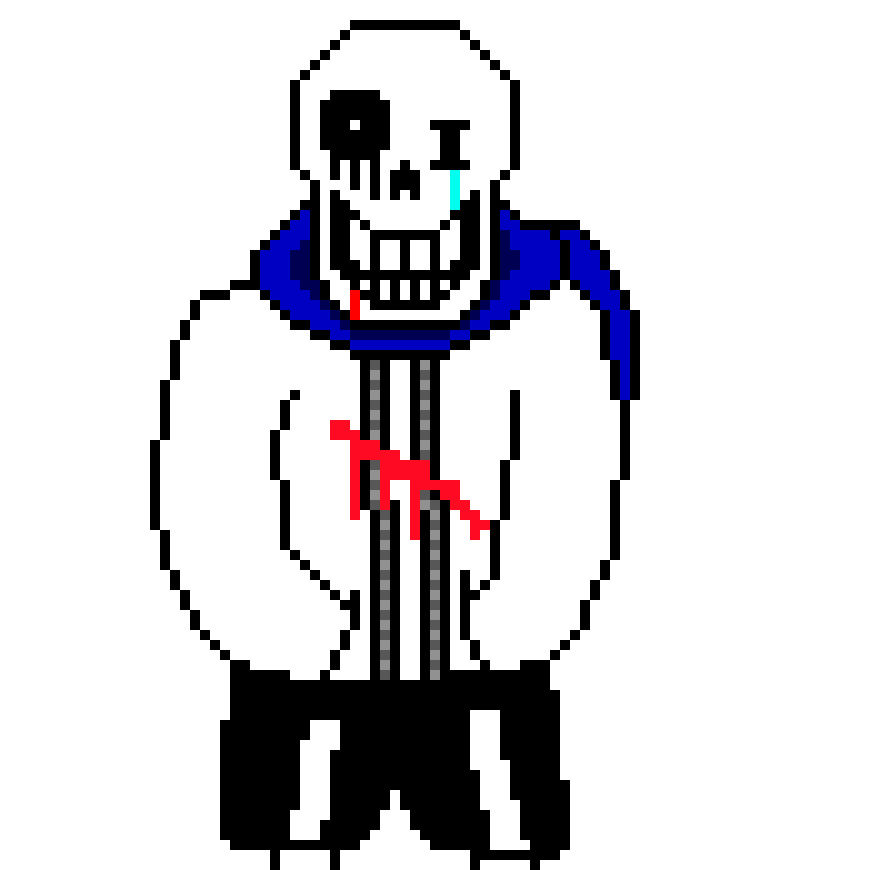 [9664c4] AfterSwap Papyrus Battle Sprite (without blur)