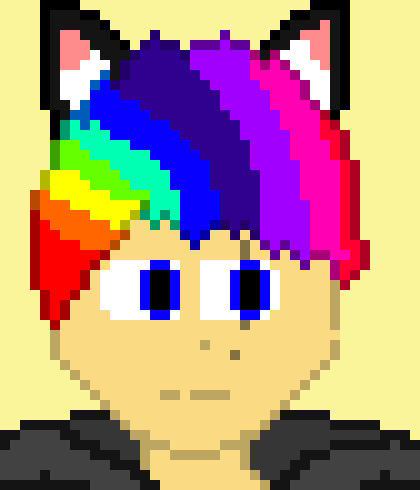 [401102] *he would continue to sing.getting even louder while bopping his head. the cone went past him*-rainbowthefox2011