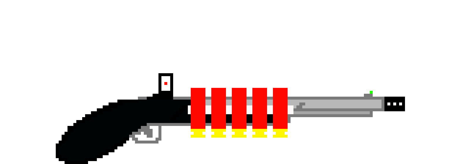 [11bff7]  Tactical Double Barrel Shotgun w/ shell holder on barrel
