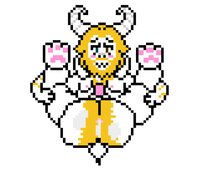 [b7731b] naked asgore dreemurr sprite anal cum edition