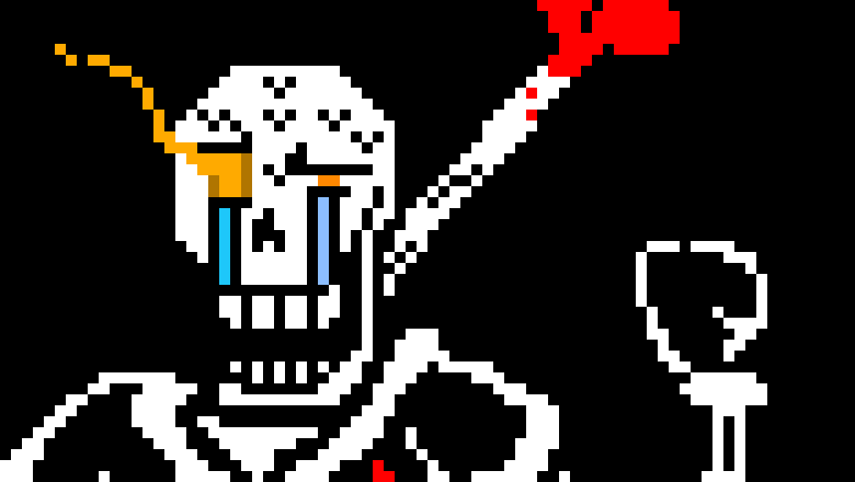 [53a360] Papyrus Pisses on the moon ( do not click edit this image )