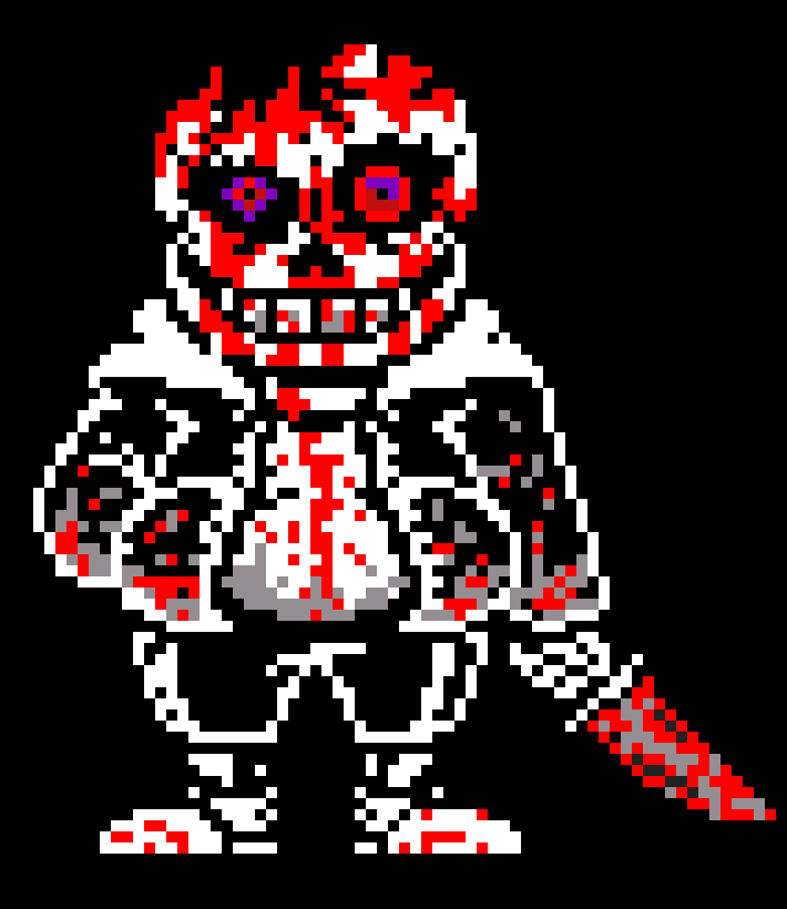 [6a27ef] i'd attempt to bite the head off the cat thingy (sorry) and then i'd launch a flurry of blasts * -NO AU!Sans