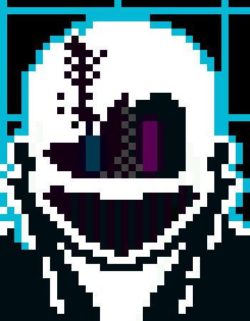 [2b1b2e] I lost pretty much the entire sprite sheet with this gaster so I have to remake the expressions again.